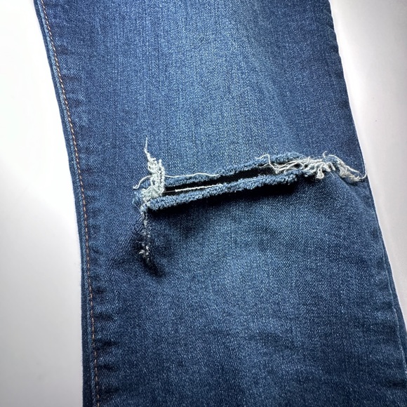 Refuge Bib Overalls Adjustable Bibs Women’s Size 10 Denim - Picture 4 of 11